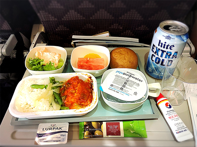 大韓航空機内食